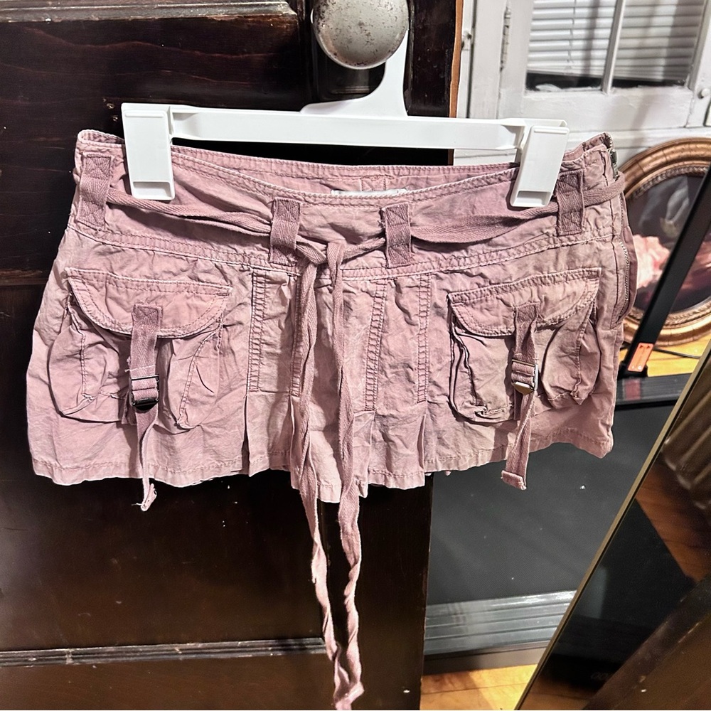 Pink BDG cargo mini skirt